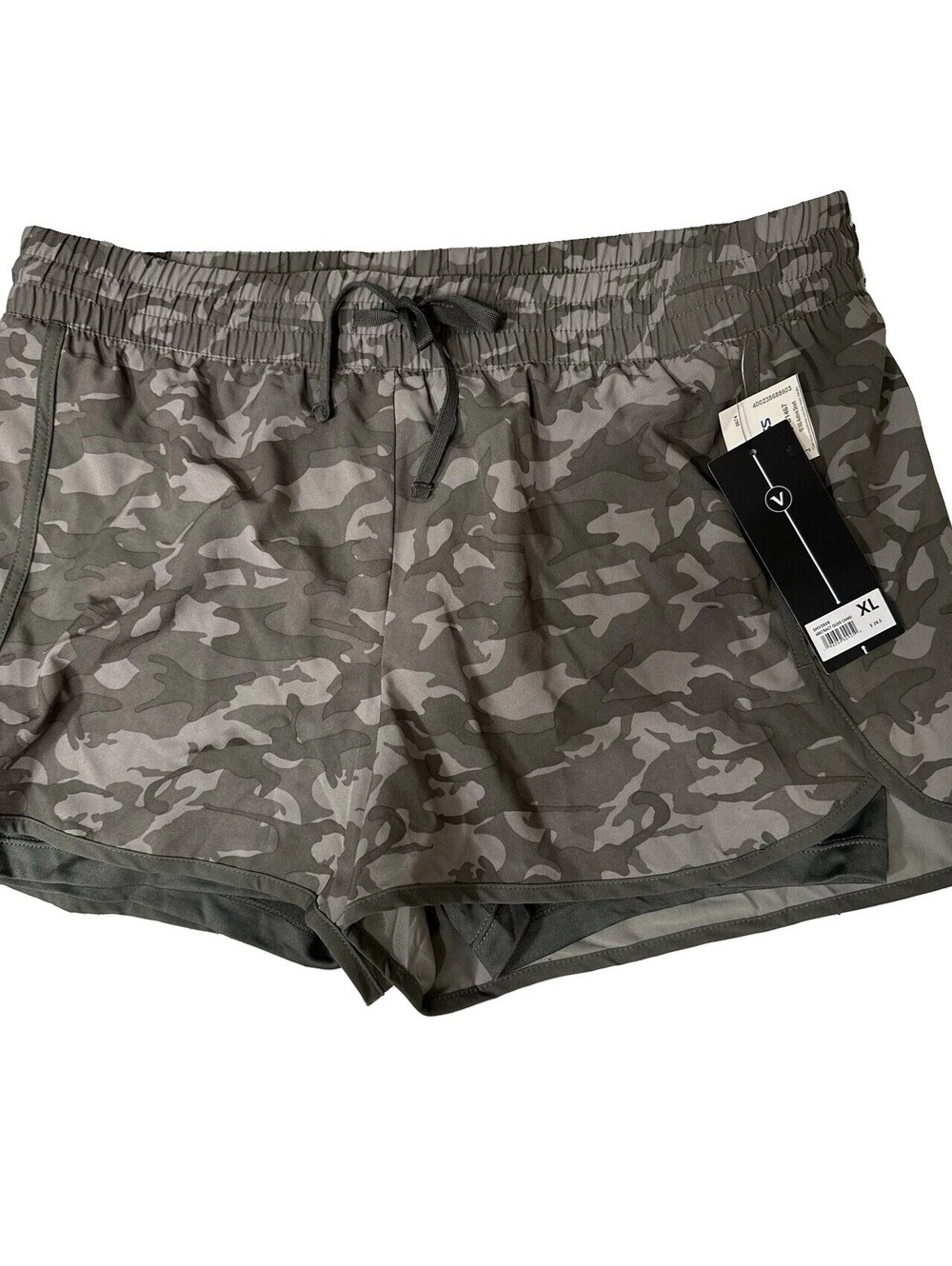 NWT Camouflage Shorts Womens Size XL Running Athletic Gym Workout Lined Pockets